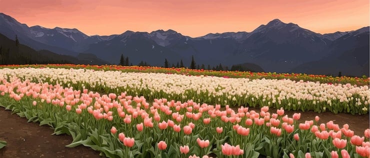 Trevelin se viste de tulipanes: la temporada 2026 abre el 7 de octubre con entrada a $45.000