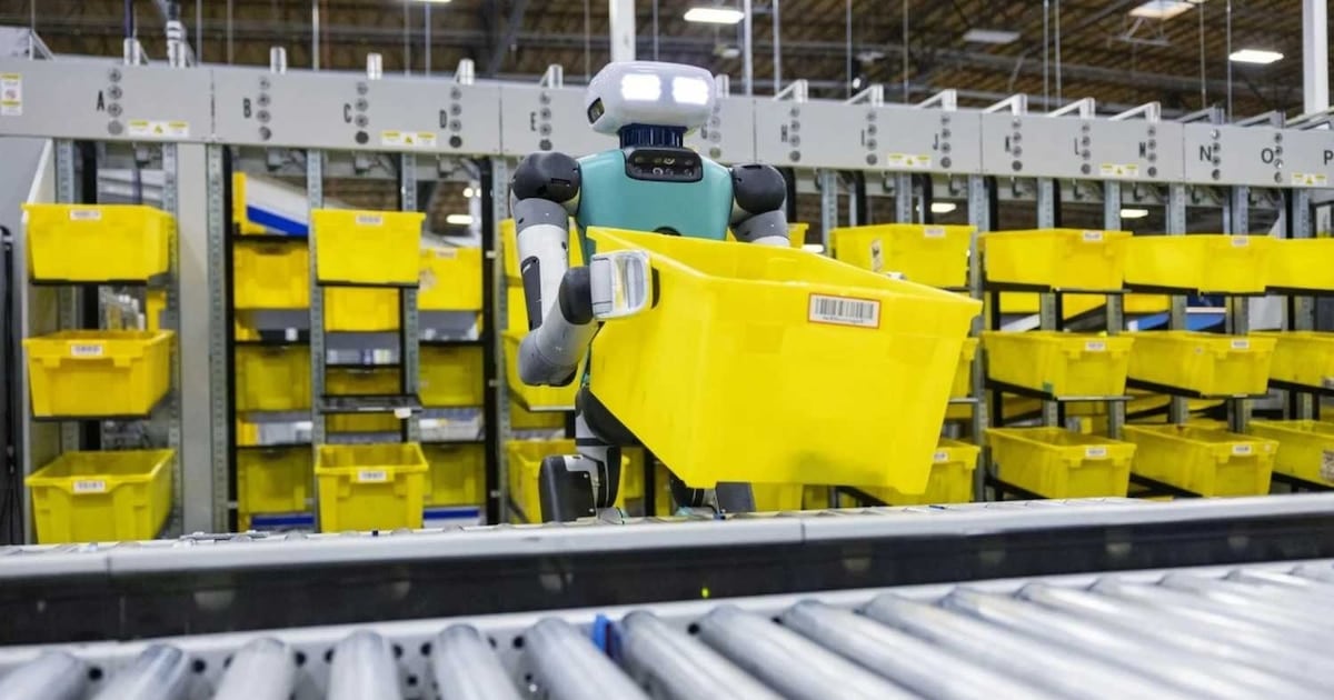 Amazon supera el millón de robots en sus depósitos y la cifra expone una contradicción