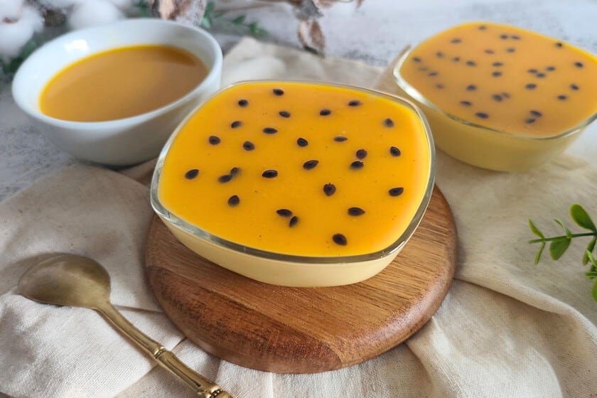 Maracuyá al vaso: una mousse sin horno para resolver el postre del verano