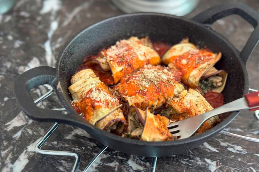 Rollitos de berenjena al horno: una opción liviana, rápida y con variantes para todos los gustos