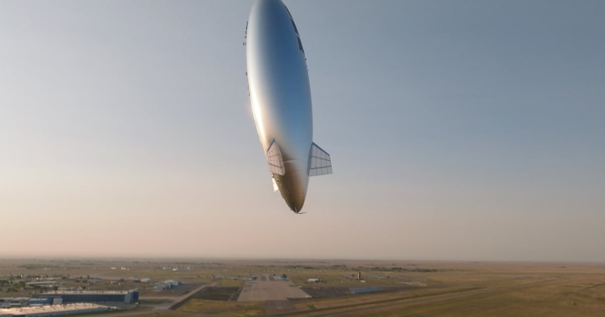 A 17 kilómetros de altura y durante siete días: un dirigible sustituyó la red celular de una isla japonesa